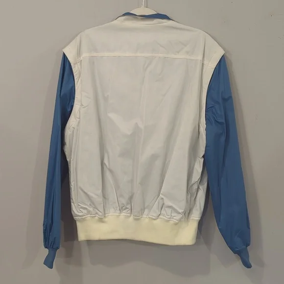 Vintage Members Only Jacket‎ size 46 White Blue 3 in 1 Convertible Vest - Picture 11 of 16